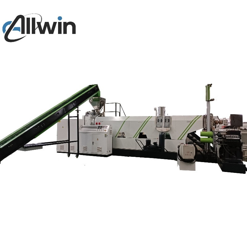 Waste PP HDPE Bottle Flakes Granulator Machine | Plastic Recycling Line